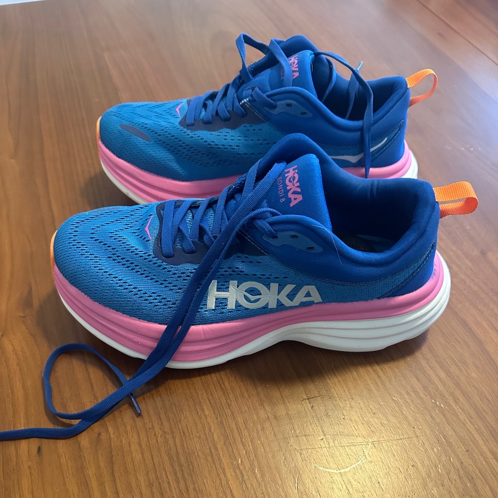 Hoka Bondi Womens trainers - worn once!  US size 7D - WIDE